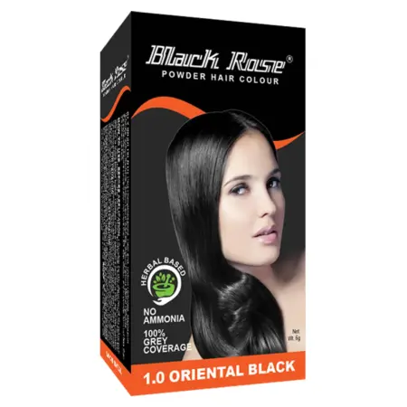 Henna Hair Colour Compact Size 6gm BLACK colour