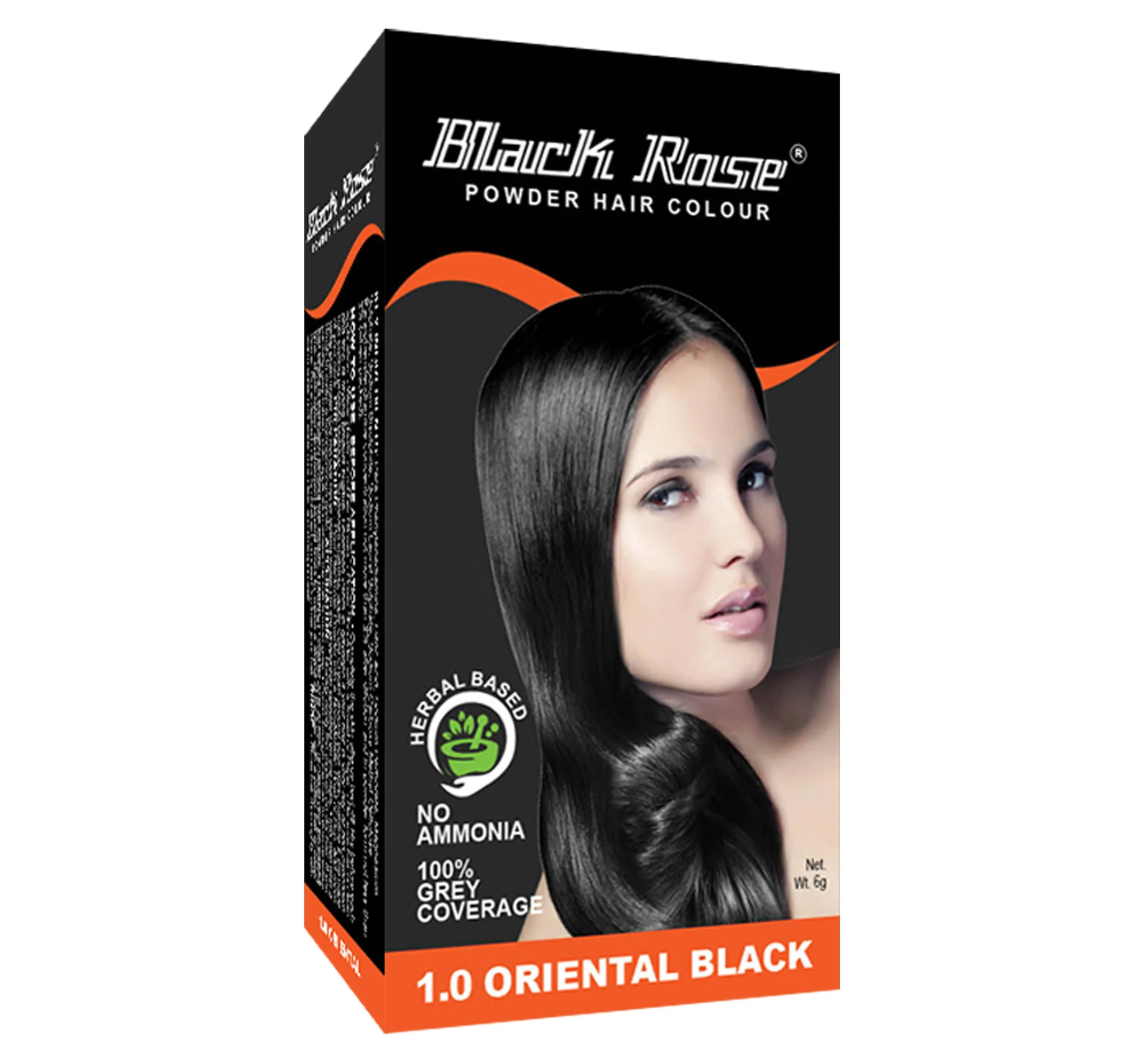 Henna Hair Colour Compact Size 6gm BLACK colour